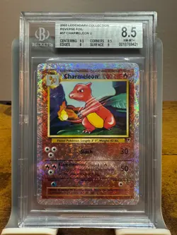 Pokemon Legendary Collection - Charmeleon Reverse Foil BGS 8.5 (NM) - Image 1