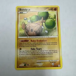 Bonsly - 71/130 - Common LP, English Pokemon Diamond and Pearl - Image 1