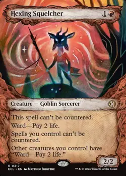 MTG Lorwyn Eclipsed SHOWCASE R Hexing Squelcher #0317 - Image 1
