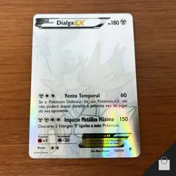 Dialga EX 122/119 XY Phantom Forces 2014 Pokemon TCG Rare Brazilian Holo Card LP - Image 3