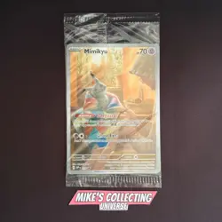 Mimikyu SVP 075 Black Star Promo Pokemon Paldean Fates ETB *FACTORY SEALED* NM - Image 1