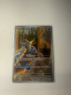 Pokemon TCG Mimikyu SVP 075 Paldean Fates ETB Black Star Promo 🔥 - Image 1
