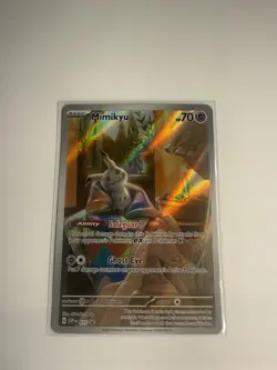 Pokemon TCG Mimikyu SVP 075 Paldean Fates ETB Black Star Promo 🔥 - Image 2