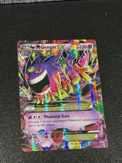 Pokemon TCG XY Phantom Forces M Gengar EX Ultra Rare Holo Card 35/119 - Image 1