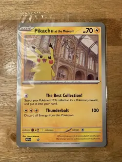 Pokemon TCG: Pikachu At The Museum Jumbo Promo Card - SEALED ✅🔥 - Image 1