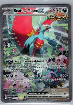 Roaring Moon ex 251/182 SV04: Paradox Rift - Pokemon Card - NM - Image 1