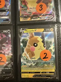Lot of 9 Pokemon Cards Authentic ~ Morpeko Starmie Zacian - Image 4