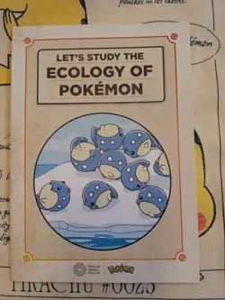 Pokemon x Natural History Museum Jumbo Promo Card Plush Ecology Book Tote Bundle - Image 5