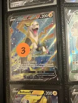 Lot of 9 Pokemon Cards Authentic ~ Boltund Lumineon Galarian Stunfisk - Image 5
