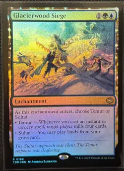 MTG Tarkir Dragonstorm Glacierwood Siege Foil (Rare) - Image 1