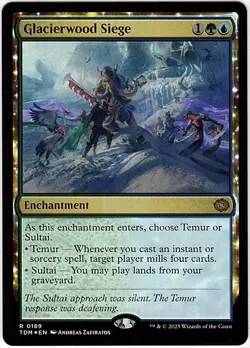 MTG Tarkir Dragonstorm Glacierwood Siege Foil (Rare) - Image 2