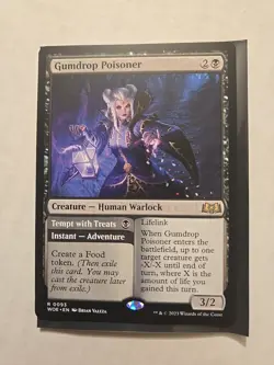 Gumdrop Poisoner - Wilds of Eldraine - LP - Rare - Creature - MTG - Image 1
