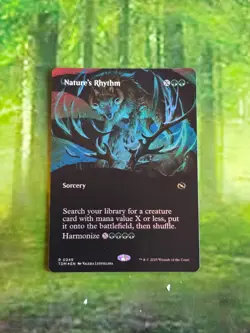 TDM Tarkir Dragonstorm Borderless Foil 0349 Nature's Rhythm - Image 1