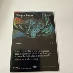Foil Nature's Rhythm (Borderless) 0349 (Pack Fresh) - Tarkir: Dragonstorm (TDM) - Image 1