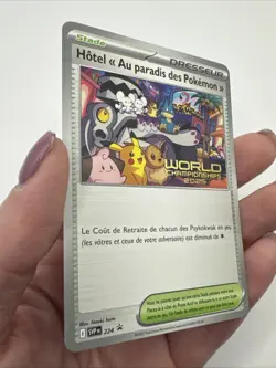 FRENCH 2025 World Championship Promo - Paradise Resort Pokemon TCG 224 SV-P - Image 3