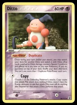 Pokemon Cards Ditto 38/113 Delta Species Uncommon NM - Image 1
