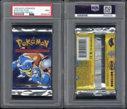 Booster Pokemon Tortank Set de base 1999 FR PSA 9 - Image 3