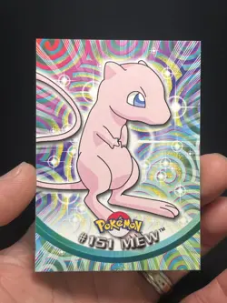 Pokemon Topps 2000 Pokemon Mew #151 TV Animation Series 3 Blue Label Non-Holo LP - Image 1