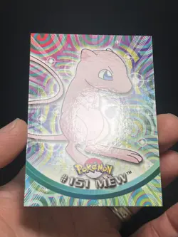 Pokemon Topps 2000 Pokemon Mew #151 TV Animation Series 3 Blue Label Non-Holo LP - Image 2