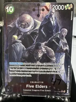 One Piece CCG - Five Elders (Alternate Art) - Carrying On His Will (OP13-082) SR - Image 1