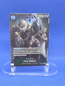 One Piece Carrying On His Will Five Elders OP13-082 Alternate Alt Art Foil NM - Image 1