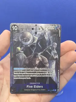 One Piece Carrying On His Will Five Elders OP13-082 Alternate Alt Art Foil NM - Image 2