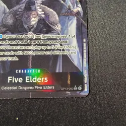 One Piece CCG - Five Elders (Alternate Art) - Carrying On His Will (OP13-082) SR - Image 5