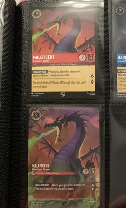 Maleficent - Monstrous Dragon 5/P3 Disney Lorcana TCG Fabled foil and non Promos - Image 1