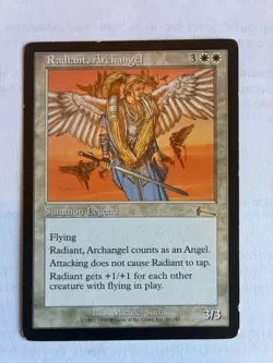 Archangel Urza's Legacy Radiant Card MTG Magic the Gathering LP/MP X1 - Image 1