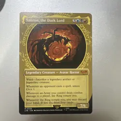 Sauron, the Dark Lord - Showcase - Lord of the rings - MTG M 0329 - Image 1