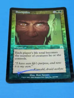 MTG Magic the Gathering - Biorhythm (Foil) From Onslaught! NM! Never played! - Image 1