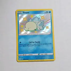 Pokemon TCG Snom SV033/SV122 Shining Fates: Shiny Vault Shiny Holo Rare Holo - Image 1