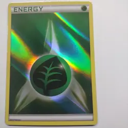 Pokemon Card Promo - GRASS ENERGY (2013)(REVERSE holo-foil) - NM/Mint - Image 1