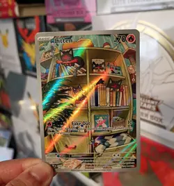 Pokemon Litten 167/162 SV05: Temporal Forces Holo - Image 1