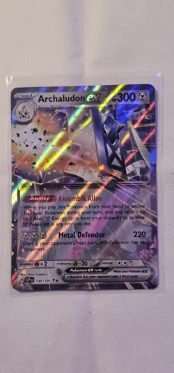 Archaludon ex - Double Rare Holo SV08: Surging Sparks 130/191 NM - Image 1