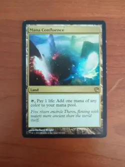 Mana Confluence Magic the Gathering Rare Land Journey Into NYX Regular Card - Image 1