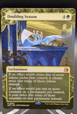 DOUBLING SEASON Wilds Of Eldraine: Enchanting Tales WOT Magic MTG MINT CARD - Image 1