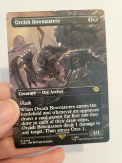Orcish Bowmasters Borderless LTR 0433 Near-mint Magic: The Gathering Single - Image 1