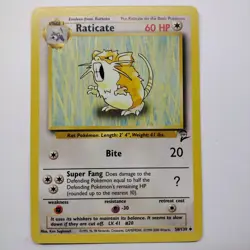 Pokemon TCG - Raticate 58/130 - Base Set 2 - Uncommon MINT - Image 1