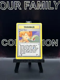 Pokemon Card: Gym Challenge 1st Edition Uncommon: Misty's Tears 118/132 LP - Image 1