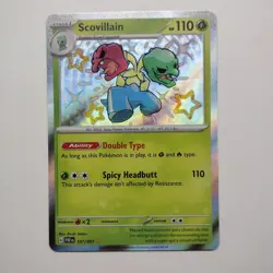 Scovillain 107/091 Pokemon Paldean Fates Shiny Rare NM - Image 1
