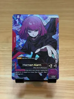 Haman Karn GD02-091 R+ Alt Art Gundam Card Game Dual Impact - Image 1