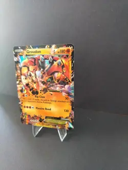 Pokemon TCG XY Primal Clash Groudon EX Holo Card 85/160 Ultra Rare LP/NM Pokemon - Image 2