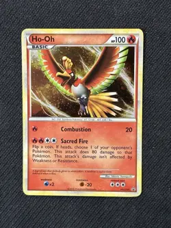 Ho-Oh HGSS01 Heart Gold Soul Silver: Black Star Promo Holo Pokemon Card - Image 1
