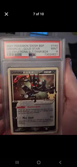 Greninja Star SWSH144 SWSH: Sword & Shield Promo Cards GOLD STAR!!!! - Image 1
