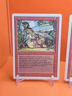 🔴🔴🔴 (4) 1994 MAGIC The Gathering EARTHBIND REVISED 3RD EDITION PLAYED 🔴🔴🔴2 - Image 2