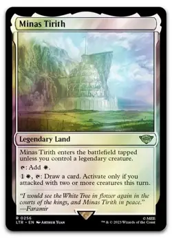 Minas Tirith #256 (Foil) (NM) Lord of the Rings LTR Magic MTG - Image 1