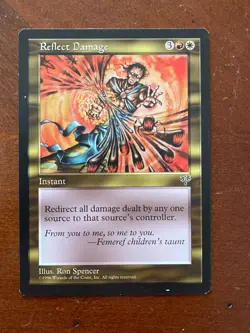 MTG Magic the Gathering Mirage Reflect Damage LP - Image 1