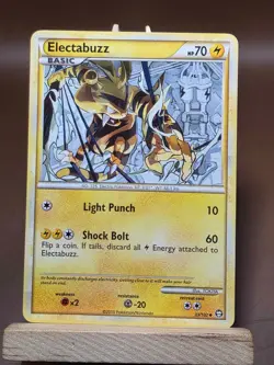 HP Pokemon Card HS Triumphant Electabuzz 33/102 - Image 1