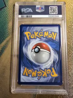 Team Rocket'S Meowth 203 Pokemon Destined Rivals PSA 10 Damaged case - Image 2